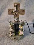 Cross Aroma Burner Wax Tart Scented Oil Candle Warmer Electric Polyresin. Fixed Price $42.99.