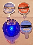 Color Changing Glowing Skull Scentportable Vent Visor Clip W/3 Refills. Fixed Price $8.70.