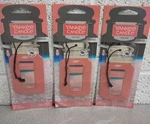 Yankee Candle Car Jar- Pink Sands, Pack Of 3 New. Fixed Price $9.89.