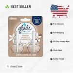 Refresh Your Home With Glade Sheer Vanilla Embrace Air Freshener Refill, 2 Pack. Fixed Price $8.99.