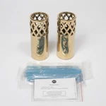 Joy Mangano Forever Fragrant Gold Ceramic Vases Set Oceanside Breeze Odor Sticks. Fixed Price $22.49.