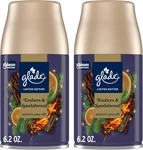 2X Glade Automatic Spray Refill, Embers & Sandalwood, Air Freshener 6.2 Oz. Fixed Price $20.88.