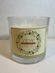 Yew Essence Oil Scented Soy Candle Vegan Natural 6OZ 25+ Hour Burn Double Wick. Fixed Price $10.95.