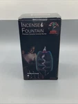 Pinnacle Brands Ceramic Incense Waterfall Fountain Holder & 24 Cones. Fixed Price $14.99.
