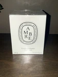 Diptyque Ambre Bougie Parfumee Luxury Scented Candle 6.5OZ New Sealed Box. Fixed Price $62.99.