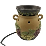 Scentsy Grapevine Wax Warmer Green Purple Grapes Tuscan Rustic Style Retired. Fixed Price $19.87.