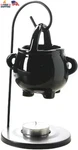Hanging Pagan Cauldron Oil Burner, Black Wax Warmer Aroma Diffuser, With Handle,. Fixed Price $16.45.