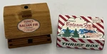 Small Cabin Incense Burner & Box Balsam Fir Logs Refill Paines Usa Set. Fixed Price $18.95.
