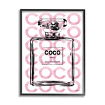 Stupell Industries Glam Perfume Bottle Brand Text Framed Giclee Art Black 11. Fixed Price $29.90.