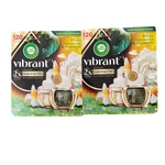 2X Air Wick Vibrant Plug Oil Refill White Gardenia & Plumeria (twin Packs). Fixed Price $12.95.