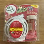 Air Wick Mobil Electric Portable Diffuser Country Berries, 0.51OZ Nos 2004. Fixed Price $24.70.