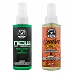 Chemical Guys Air 300 04 - New Car Scent & Leather Sample Kit (4 Oz). Fixed Price $17.99.