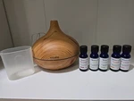 Victsing 300ML Essential Oil Diffuser Wood Effect 7 Colors Gently Used. Fixed Price $12.99.