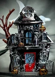 New Haunted House Nightlight Wallflower Plug In Bath & Body Works Silver Red. Fixed Price $38.80.