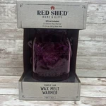 Red Shed Purple Glass Mason Jar Scent Wax Warmer + Mulled Cider Melts. Fixed Price $35.99.