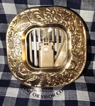 New Stamped Gold Flower Scentportable Car Vent Visor Clip Bath & Body Works. Fixed Price $14.40.