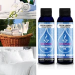 2 Pc Linens Fragrance Oil Diffuse Aromatherapy Air Freshener 4 Oz. Fixed Price $13.54.