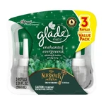 Glade Plugins Oil Refills, Enchanted Evergreens, Fir Balsam Holly Berry, Qty 3. Fixed Price $22.95.