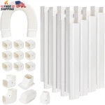 Guequitlex 3" W 16.1 Ft Line Set Cover Kit For Mini Split Air Conditioner Decora. Fixed Price $72.42.