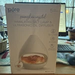 Enrichment Pureglow Crystal Himalayan Salt Lamp & Ultrasonic Oil Diffuser. Fixed Price $64.00.