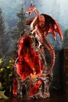 Ebros Sapphire Dragon Led Crystal Mountain Backflow Incense Burner Figurine. Fixed Price $42.99.
