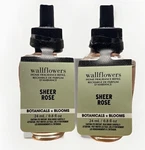 White Barn Bath & Body Works Wallflower Refill Bulb Lot Set 2 Sheer Rose. Fixed Price $18.00.