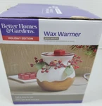 Better Homes & Garden Wax Warmer-holiday Edition Berry Wreath-used. Fixed Price $13.99.