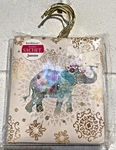 Kate Windgate Hanging Jasmine Scented Sachet Lot Of 4 Gold Blue Elephant Print. Fixed Price $19.99.