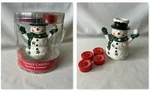 Yankee Candle Snowman Luminary With 4 Sparkling Cinnamon Tea Lights Gift Set New. Fixed Price $20.99.