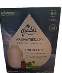 New Glade Aromatherapy Cool Mist Essential Oil Diffuser W/refill Find Clarity. Fixed Price $10.00.