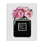 Stupell Industries AGP-106 Glam Perfume Bottle Flower Black Peony Pink Wall A.... Fixed Price $91.32.