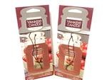 Yankee Candle 2 Black Cherry Scented Hanging Car Jars Air Freshener New Lot. Fixed Price $7.00.
