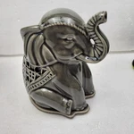 Better Homes & Gardens Elephant Ceramic Wax Warmer/nite Light Gray Tested. Fixed Price $19.84.