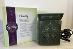 Scentsy Wax Warmer Full Size "charity" Celtic Cross Retired 6" In Box Works!. Fixed Price $20.00.