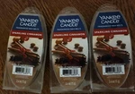 *three Packs*yankee Candle Sparkling Cinnamon Wax Melts 2.6 Oz W/6 Ea Free Ship. Fixed Price $17.95.