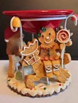 Yankee Candle Rare Hard To Find Tea Light Wax Warmer Christmas Gingerbread Man. Fixed Price $54.99.