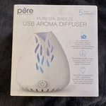 Purespa Breeze Usb Aroma Diffuser Color-changing Led Light Portable & Quiet. Fixed Price $9.99.