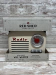 Red Shed Retro Metal Radio Scent Wax Warmer + Mulled Cider Melts. Fixed Price $41.39.