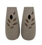 Set Of 2 Glade Automatic Air Freshener Spray Dispenser Holder In Stone Leaf Tan. Fixed Price $34.95.