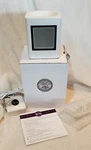 Scentsy Gallery Custom Wax Warmer Sleek White Modern Cube Bulb 23369 New Nib. Fixed Price $28.76.
