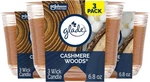 Glade Cashmere Woods 3-WICK Candle 6.8OZ Pack Essential Oils Scent. Fixed Price $27.97.