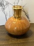 Vintage Lampe Orleans Rusty Orange Color Pottery Ceramic Home Fragrance. Fixed Price $25.00.