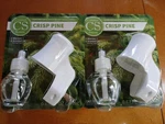 Lot Of 2 Common Scents Crisp Pine Warmer With Scented Oil. Fixed Price $10.00.