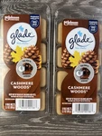 2 Glade Cashmere Woods Wax Melts 16 Total Scented. Fixed Price $18.89.