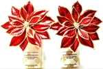 Bath Body Works Poinsettia Wallflower Plug Diffuser Unit, Red, New X 2. Fixed Price $51.99.