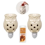 Deco Plug-in Electric Mini Owl Candle Warmers, 2 Wax & Tart For Indoor. Fixed Price $27.89.
