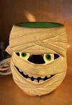 Scentsy Under Wraps Halloween Mummy Full Size Wax Warmer Retired. Fixed Price $22.00.