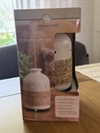 Huntington Home Cool Mist Ultrasonic Essential Oil Diffuser White & Rattan. Fixed Price $19.99.