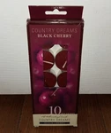 Country Dreams 10 Pack Black Cherry Scented Tea Lights (old Williamsburg Candle). Fixed Price $19.99.