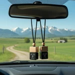 4 Pack Car Air Freshener Diffuser Hanging Bottle Oud Vanilla Amber Aura-du.lia. Fixed Price $39.99.